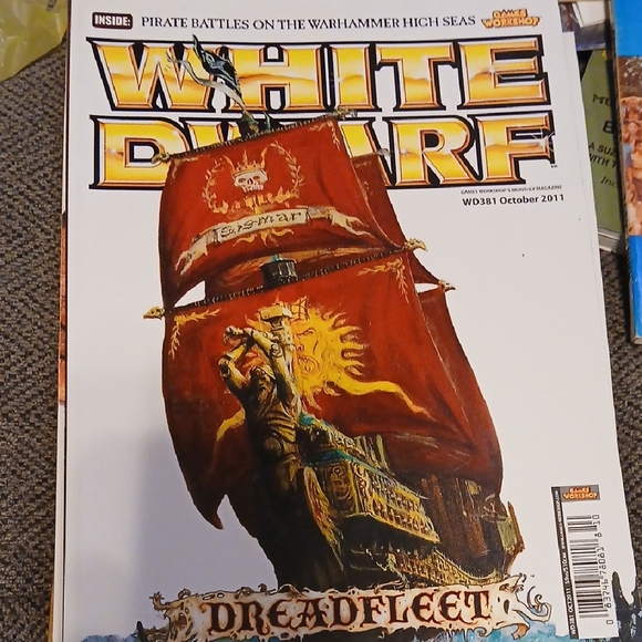 Other - White Dwarf Magazine with Pirate Ship Cover October 2011